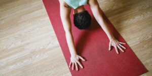 Yoga et kvarter om dagen